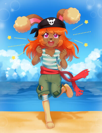 Pirate Buneary! (Commission)