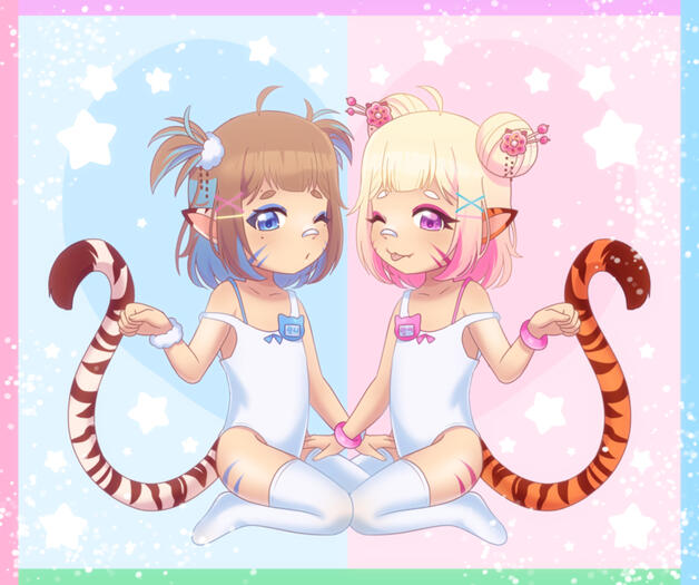 Rangyi twins (Fanart)